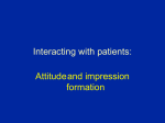 Interacting with patients: