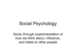 social Psych thinking presentation
