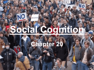 Social Cognition II