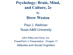 PowerPoint Slide Set Westen Psychology 2e
