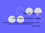 Conditions For and Against Change PPT