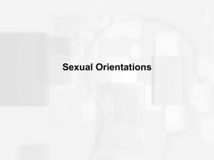 Sexual Orientations
