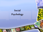 Intro to Social Psychology