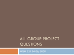 All Group Project Questions - mqm221