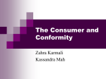 The Consumer and Conformity