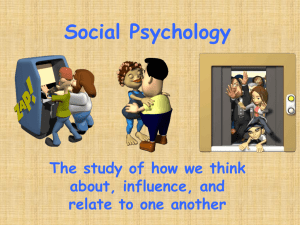 Social Psychology