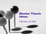 Cultural Psychology Thesis Ideas
