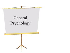 General Psychology - K-Dub