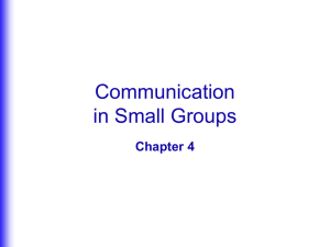 Chapter 4 PowerPoint - The Group in Society