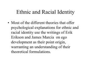 Ethnic and Racial Identity