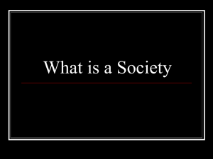 What is a Society