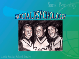 SOCIOLOGY CHAPTER 4