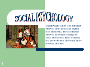 SOCIOLOGY CHAPTER 4