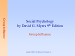 Group Influence