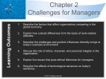Challenges for Managers