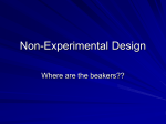 Non-Experimental Design