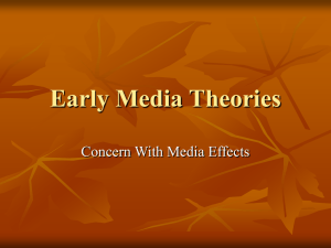 Early Media Theories