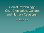 Ch. 19 Social Psychology