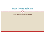 Late Romanticism