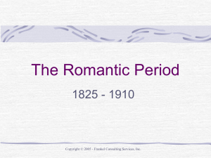 The Romantic Period