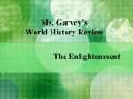 Ms. Garvey and Miss. Turnipseed`s World History Review