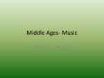 Middle Ages- Music