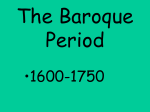 baroque era 1600-1750 - Carroll County Schools