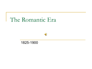 The Romantic Era