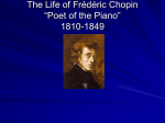 The Life of Frédéric Chopin