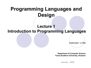 Class Orientation and Introduction