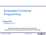 Embedded Functional Programming in Hume