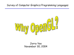 Survey of Computer Graphics Programming Languages
