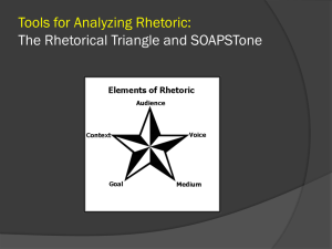 Ethos Pathos Logos PPT rhetorical_triangle_and_soapstone1