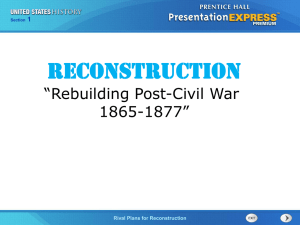 Chapter 5 Reconstruction - Doral Academy Preparatory