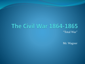 The Civil War 1864-1865