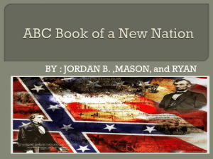 ABC Book of a New Nation - Ms. Veal