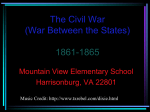 The Civil War - Home - Westside Elementary School