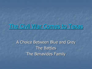 Texas and the Civil War