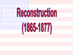 Reconstruction (1865-1876)