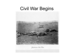 Civil War Begins - Mr. Hughes' Classes