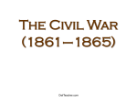 The Civil War (1861–1865)