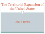 Chapter 14: The Territorial Expansion of the United States