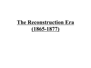 Reconstruction (1865
