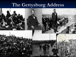 The Gettysburg Address Delivered at the dedication of the Soldiers