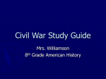 Civil War Study Guide