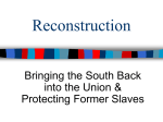 Reconstruction Ch 16.1 PPT - Loudoun County Public Schools