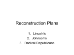 Reconstruction Plan