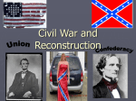 Civil War and Reconstruction