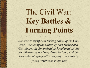 The Civil War: Key Battles & Turning Points