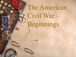 Civil War – Beginnings
